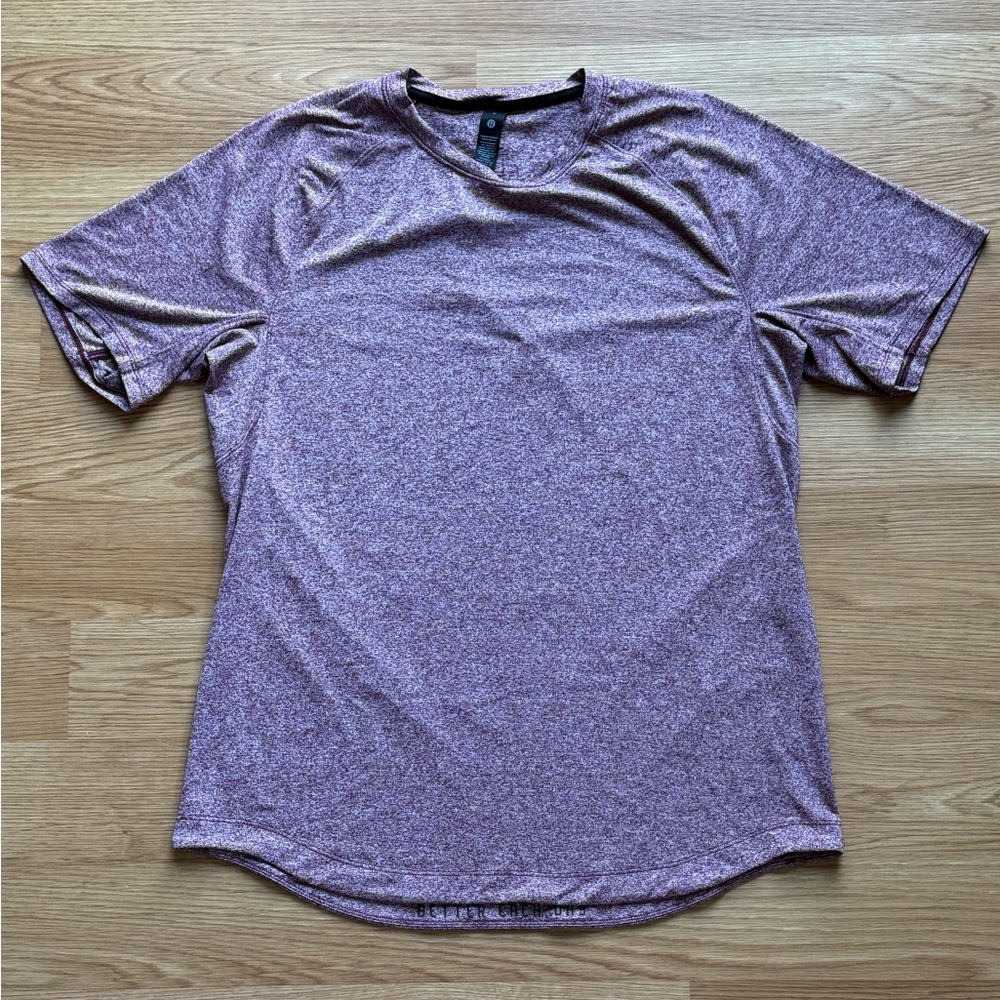 Lululemon Heathered Red License to Train Short Sleeve